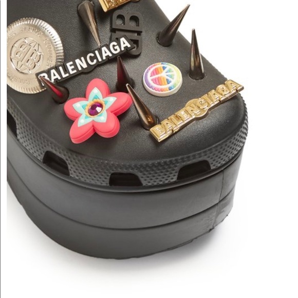 balenciaga croc charms